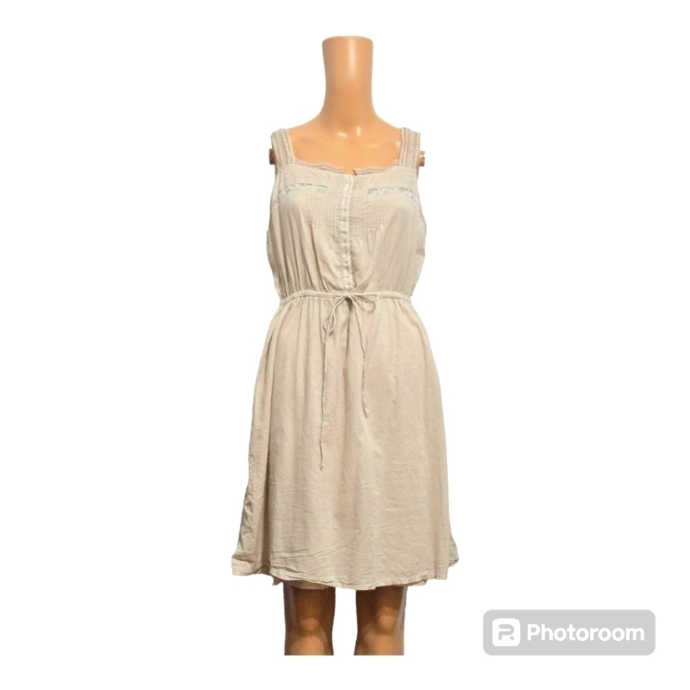 Converse One Star Bohemian Lace Trim Dress Size Small